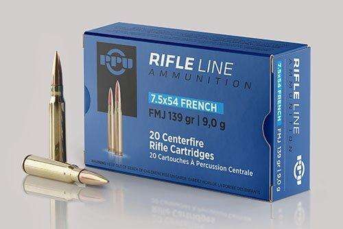 Ammunition TRZ Trading Inc. Ready Series PRIVI 7.5x54 French MAS FMJ 139gr 20BX